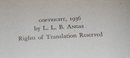 Investment for Appreciation by L. L. B. Angas First Edition