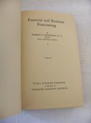 Financial and Business Forecasting - Signed Vol. 1 & 2 by W. Hickernell