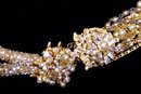 Miriam Haskell Asymmetrical Baroque Necklace