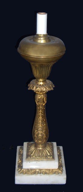 Pair of 19th Century Matching Astral Lamps