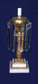 Pair of 19th Century Matching Astral Lamps