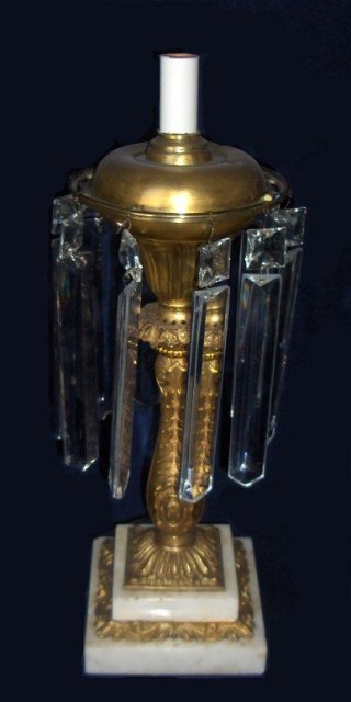 Pair of 19th Century Matching Astral Lamps