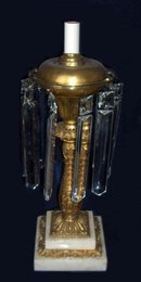 Pair of 19th Century Matching Astral Lamps
