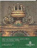 Christie's Auction Catalog - English & Continental Furniture Nov. 22, 1988