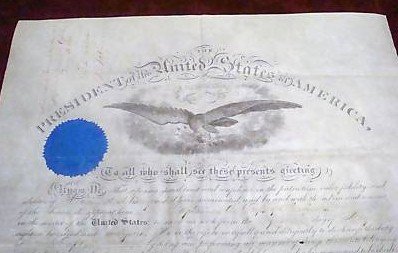 ANDREW JOHNSON AND EDWARD STANTON ARMY APPOINTMENT