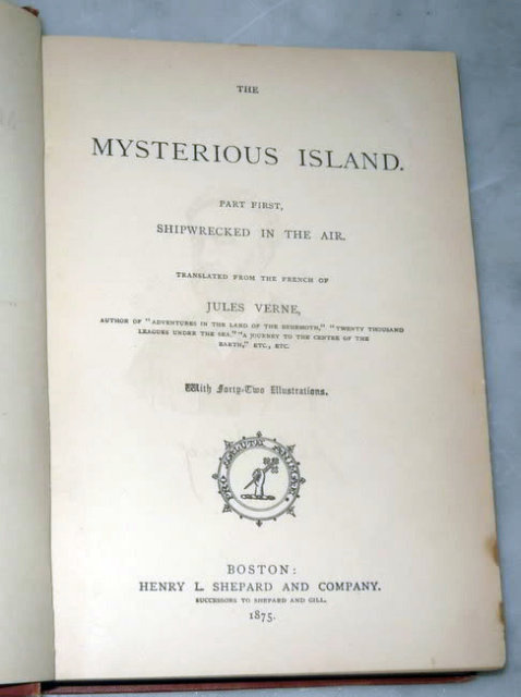 The Mysterious Island - Shipwrecked in the Air by Jules Verne