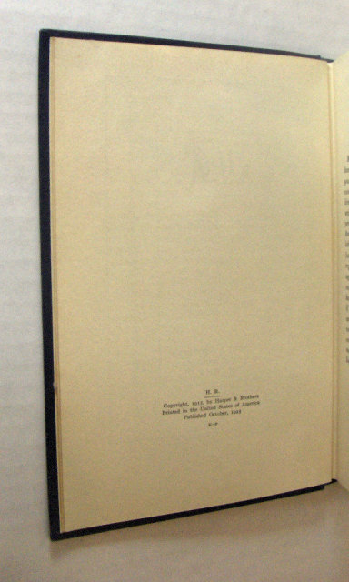 H. R. by Edwind Lefevre - 1st edition 1915