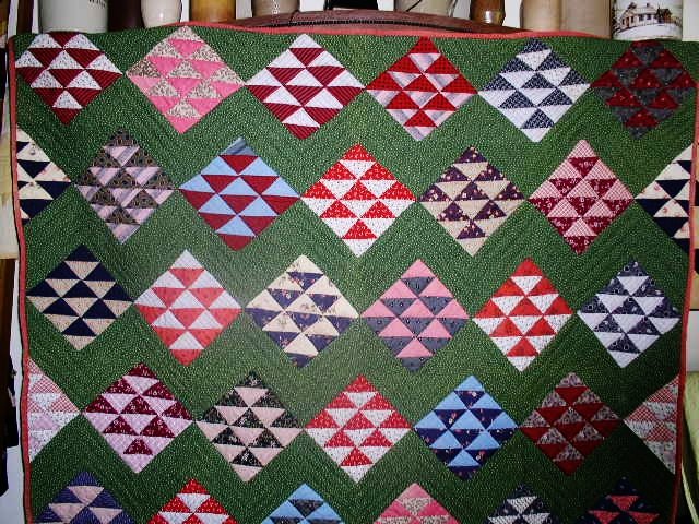 Pre-Civil War Era Nine Patch Quilt,, QLT