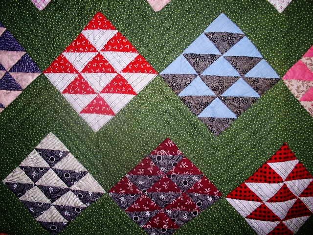 Pre-Civil War Era Nine Patch Quilt,, QLT