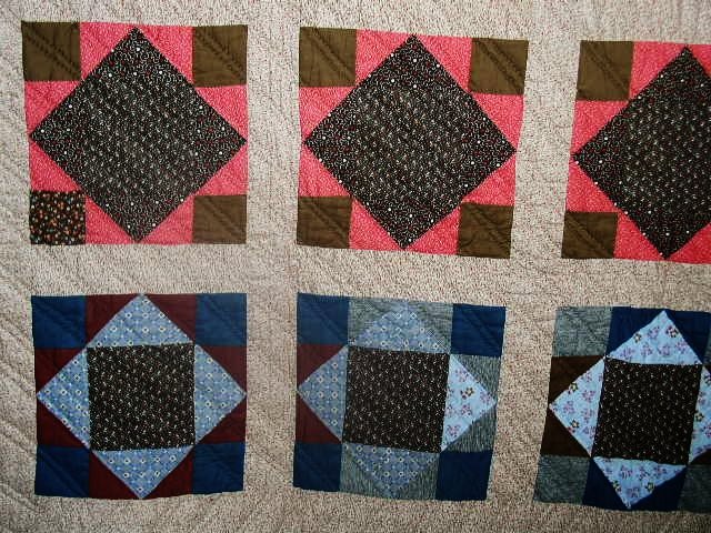 Square in a Square Quilt, 1880-1900, QLT