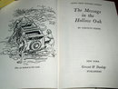 Nancy Drew, The Message in the Hollow Oak Book