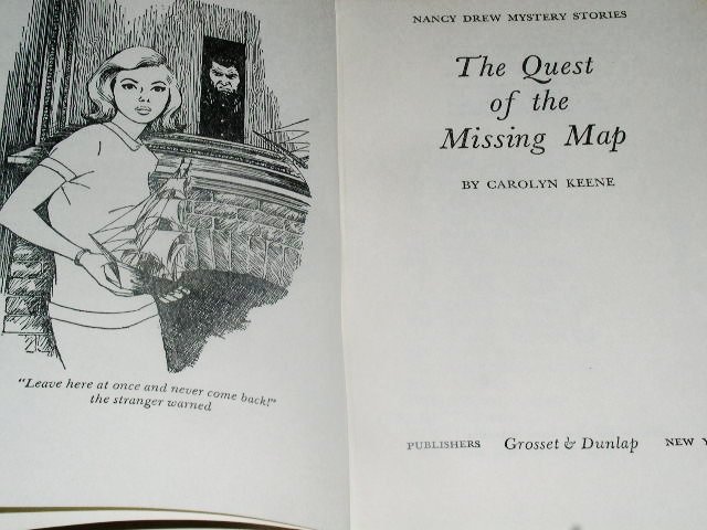 Nancy Drew, The Quest of the Missing Map Book