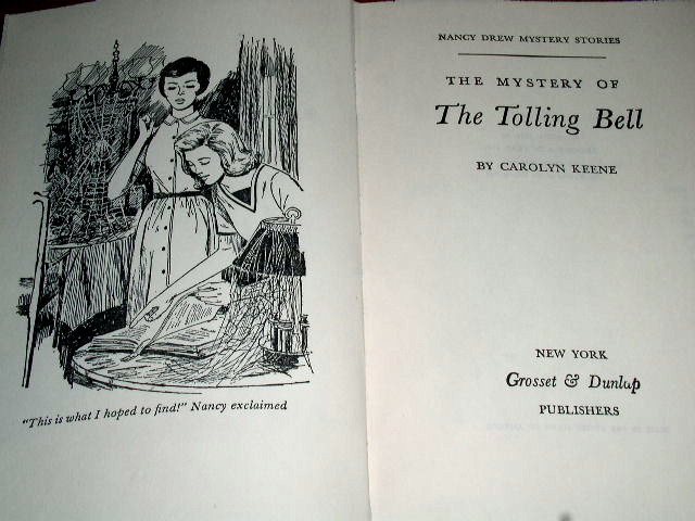 Nancy Drew, The Mystery of the Tolling Bell Book