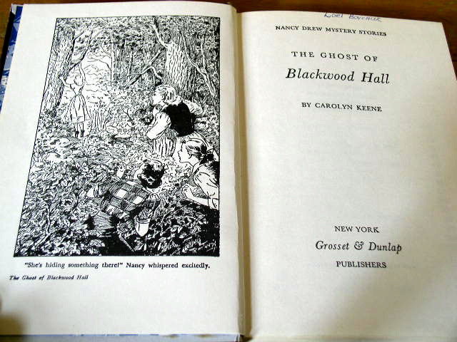 Nancy Drew, The Ghost of Blackwood Hall Book
