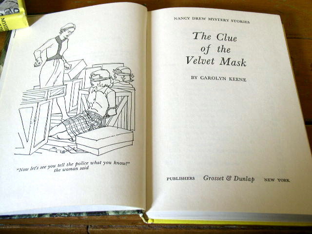 Nancy Drew, The Clue of the Velvet Mask Book