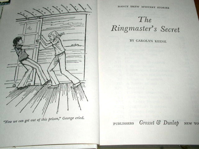Nancy Drew, The Ringmaster's Secret Book