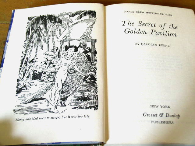 Nancy Drew, The Secret of the Golden Pavilion Book