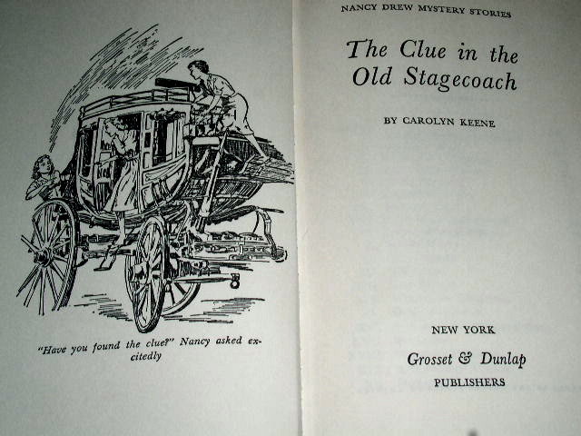 Nancy Drew, The Clue in the Old Stagecoach Book