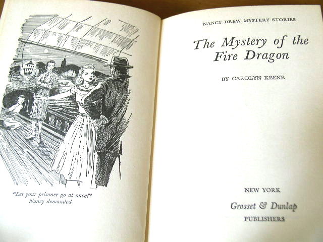 Nancy Drew, The Mystery of the Fire Dragon Book