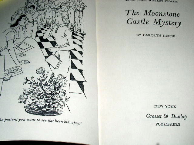 Nancy Drew, The Moonstone Castle Mystery Book