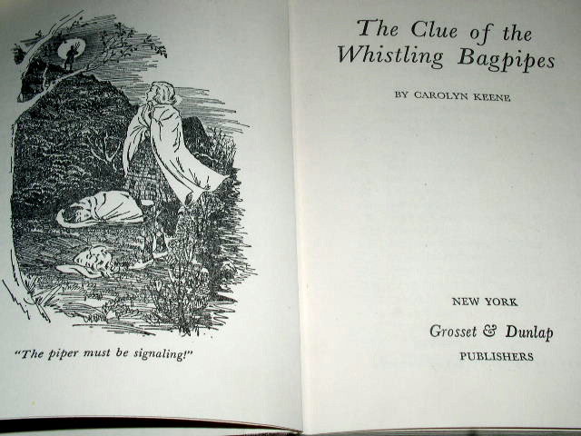 Nancy Drew, The Clue of the Whistling Bagpipes Book