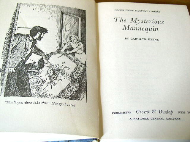 Nancy Drew, The Mysterious Mannequin Book