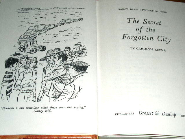 Nancy Drew, The Secret of the Forgotten City Book