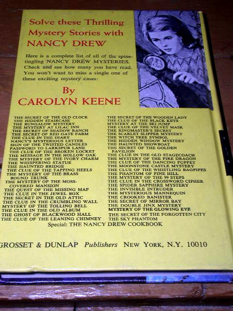Nancy Drew, The Sky Phantom Book