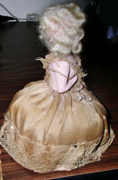 Bisque Half Doll Pincushion