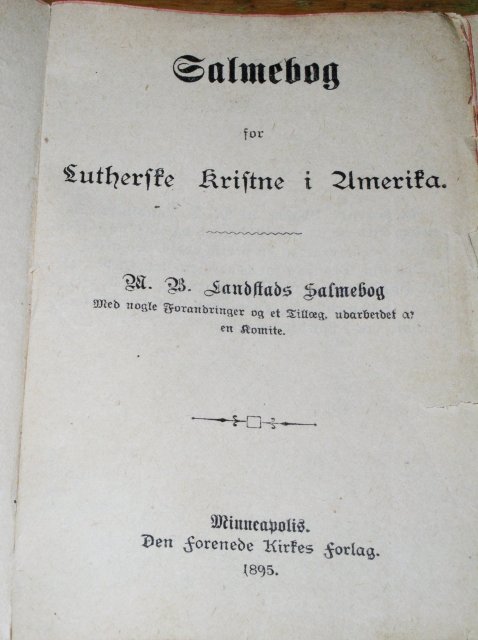 Danish Hymnal - 1895