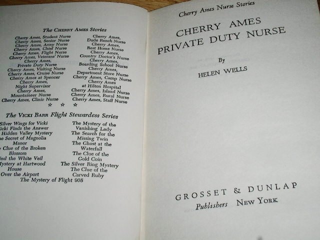 Cherry Ames, Private Duty Nurse