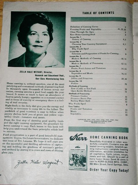 Kerr 10 Short Lessons in Canning Cookbook - CK