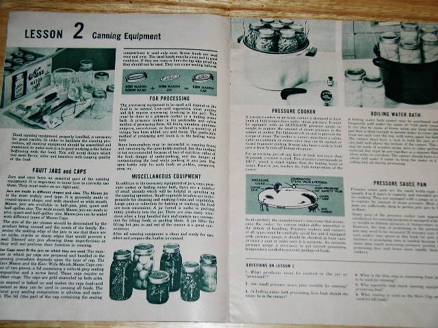 Kerr 10 Short Lessons in Canning Cookbook - CK