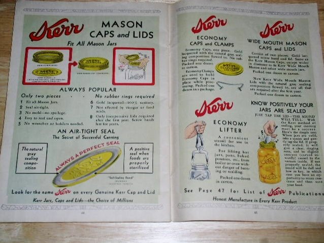 Kerr Home Canning Book - CK
