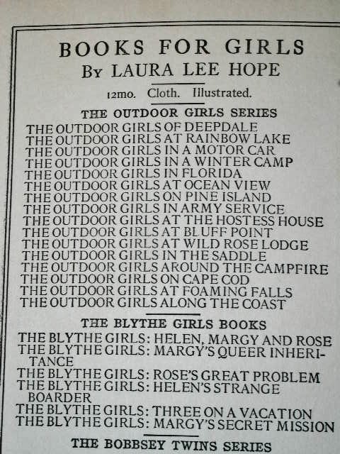 The Outdoor Girls Along the Coast Book