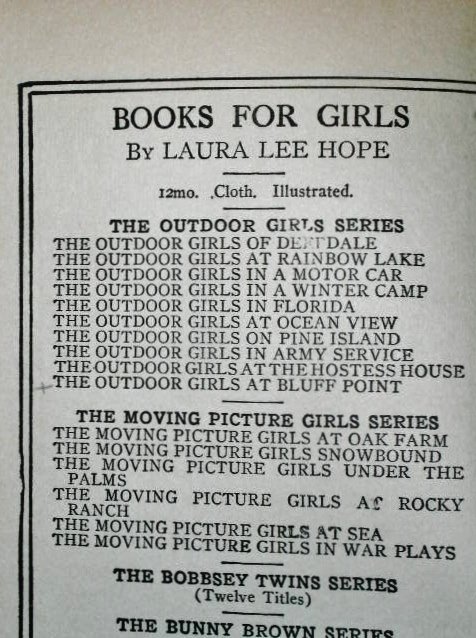 The Outdoor Girls At Bluff Point Book