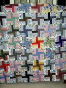 1930's Pinwheel Feedsack Quilt Top - QTP