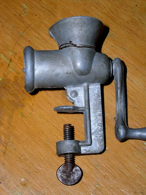 Child's Toy Food Grinder
