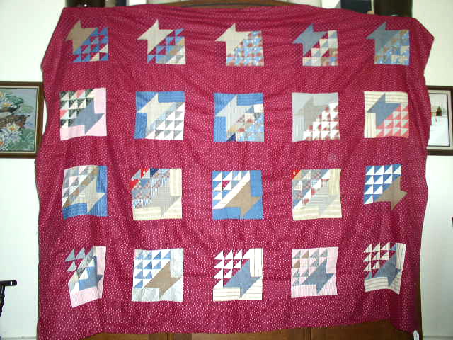 Basket Pattern Quilt Top - QTP