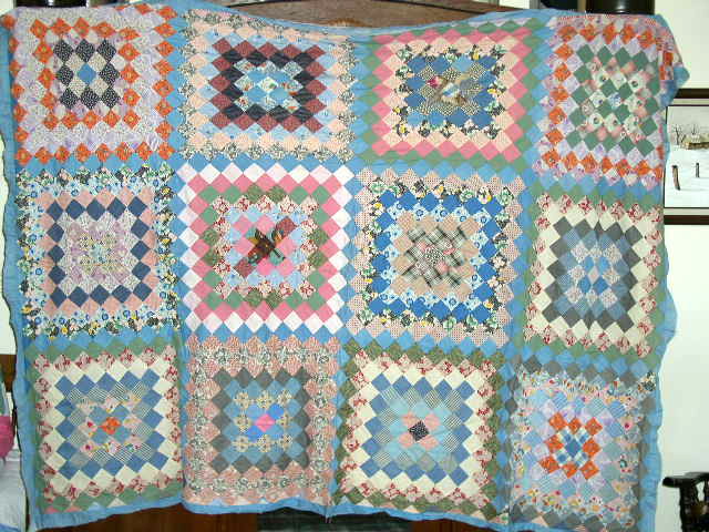 Many Trips Around the World Quilt Top - QTP