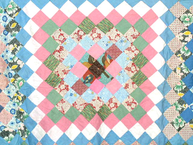 Many Trips Around the World Quilt Top - QTP