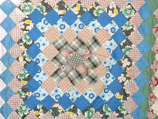 Many Trips Around the World Quilt Top - QTP