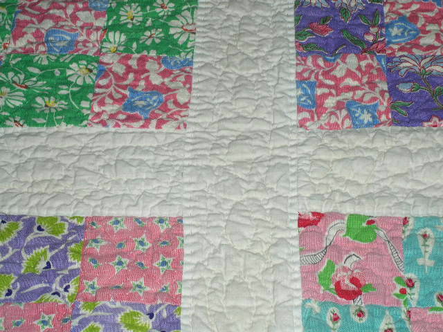Feedsack Crib Quilt - QLT