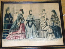 Peterson's Magazine Paris Fashion Print