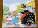Nursery Rhyme Illustration, 1943, Three Little Kittens