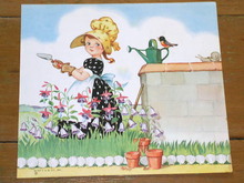 Nursery Rhyme Illustration, 1943. Mistress Mary Quite Contrary