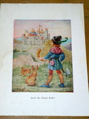 Nursery Rhyme Illustration, 1940, Jack the Giant Killer