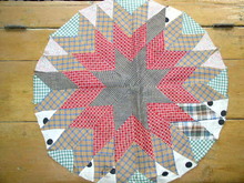 Round Star Quilt Block - QB