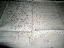 Printed Linen Square