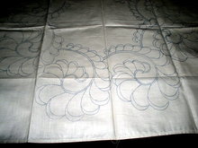 Printed Linen Ebroridery Square